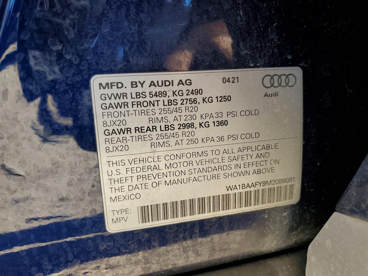 2021 Audi Q5 Premium Plus