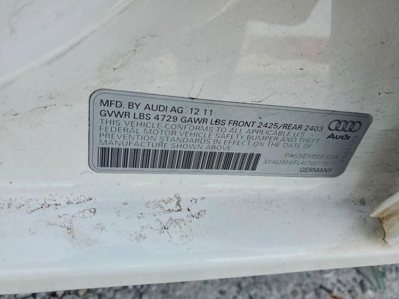 2012 Audi A4 Premium