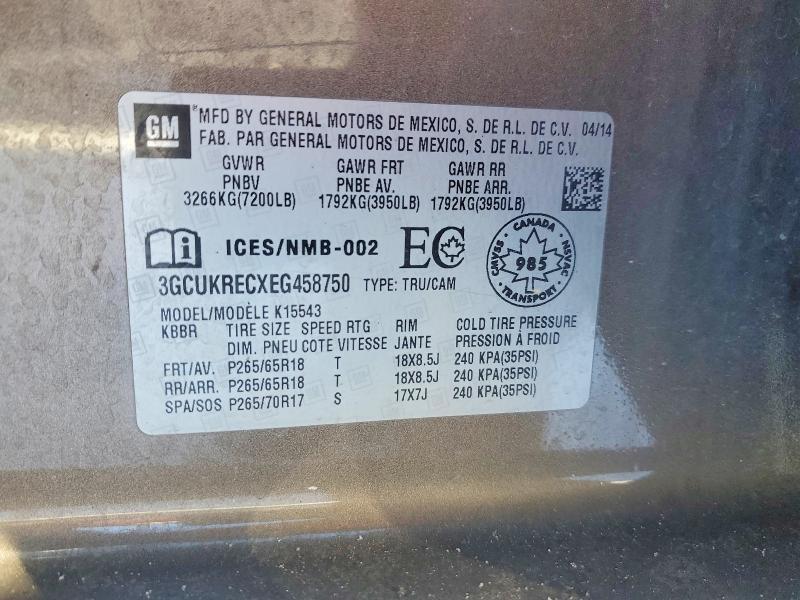 2014 Chevrolet Silverado K1500 lt
