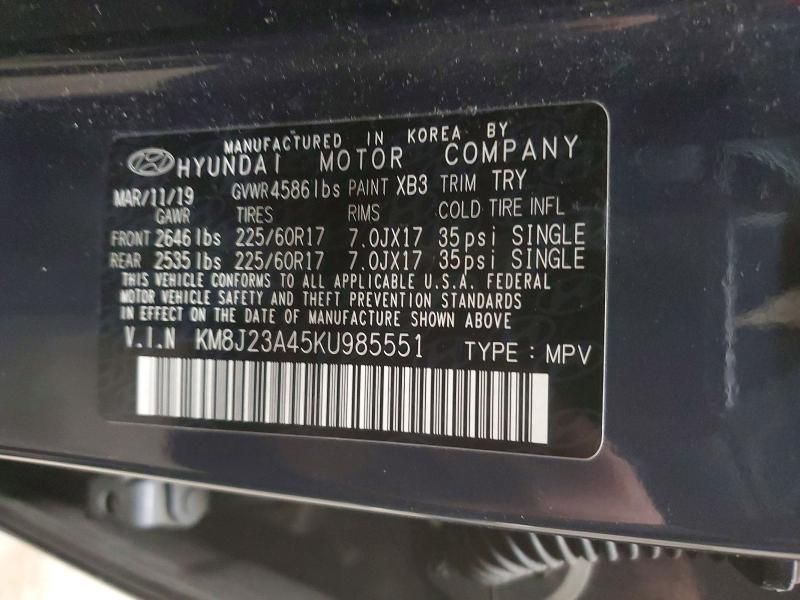 2019 Hyundai Tucson se