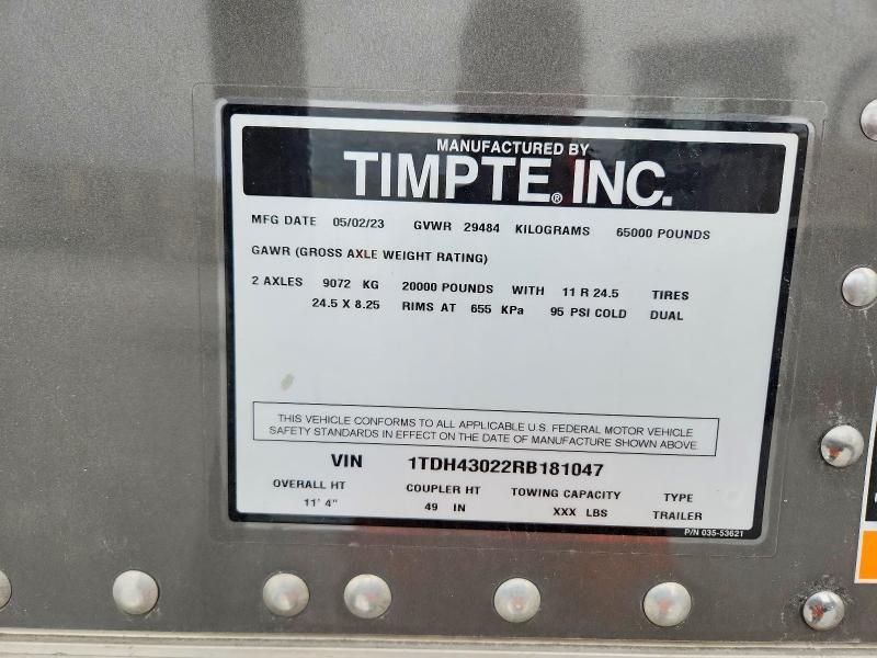 2024 Timpte Grain Hopp-Grain Trailer