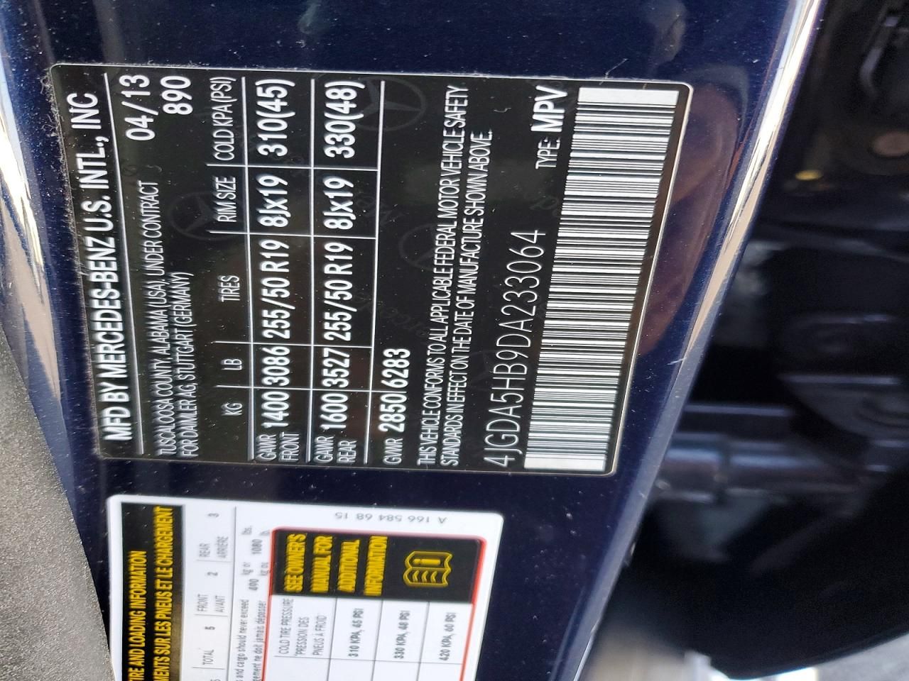 2013 Mercedes-Benz Ml 350 4matic