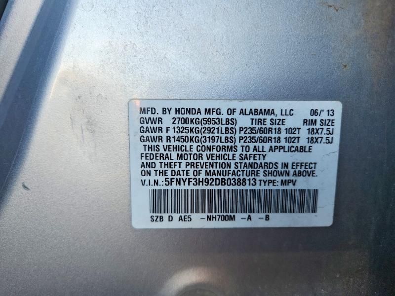 2013 Honda Pilot Touring