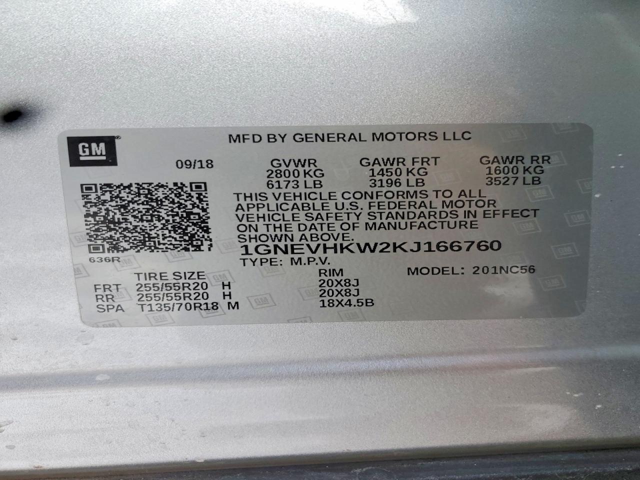 2019 Chevrolet Traverse lt