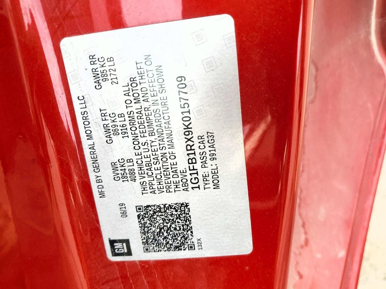 2019 Chevrolet Camaro ls