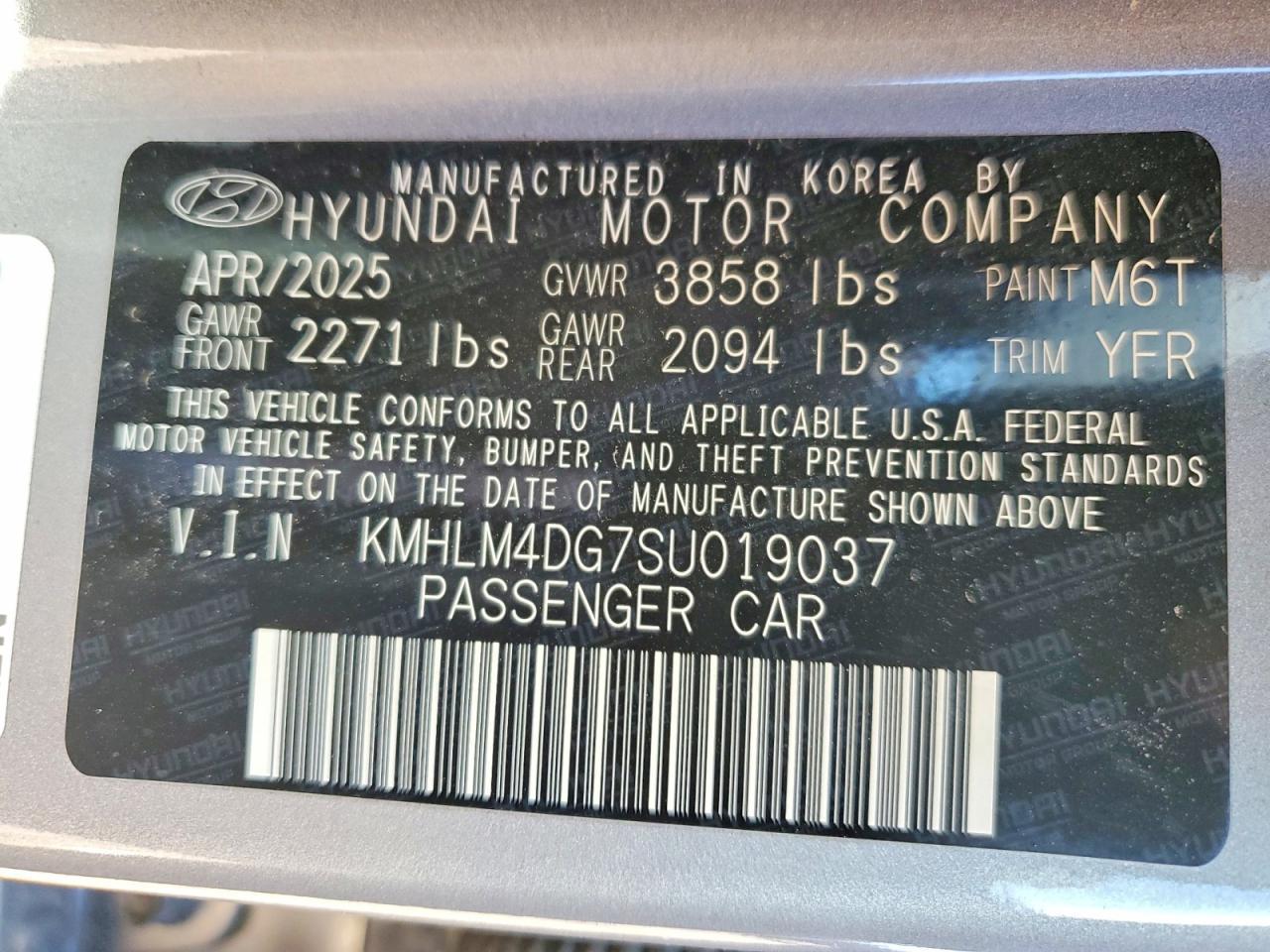 2025 Hyundai Elantra sel Sport