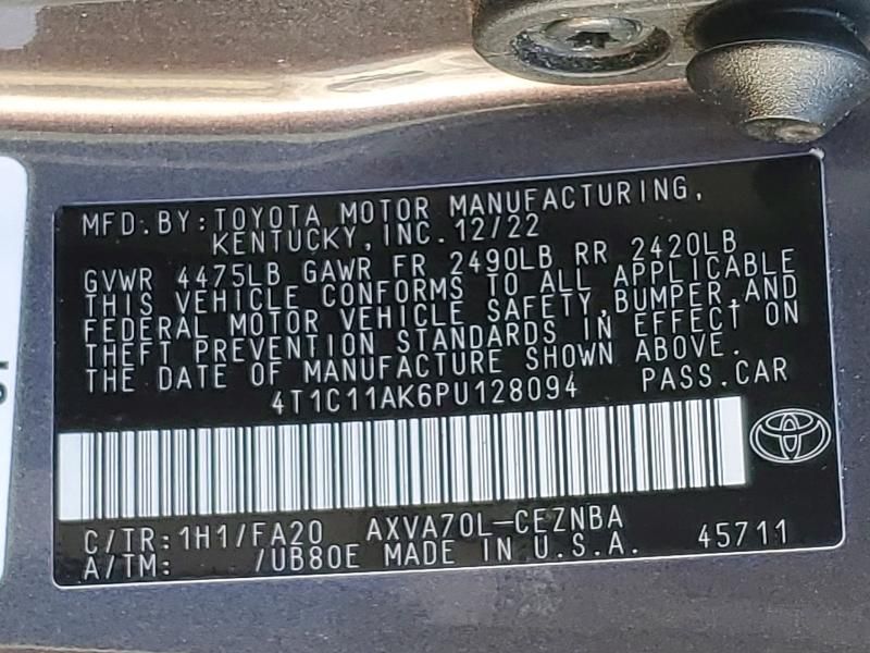 2023 Toyota Camry le