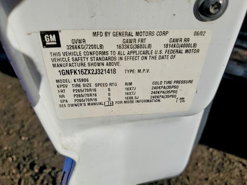 2002 Chevrolet Suburban K1500