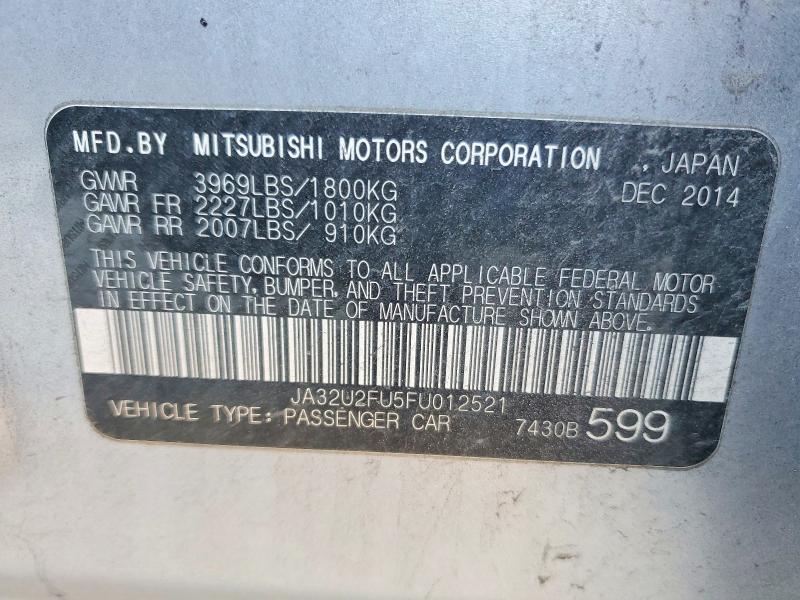 2015 Mitsubishi Lancer es