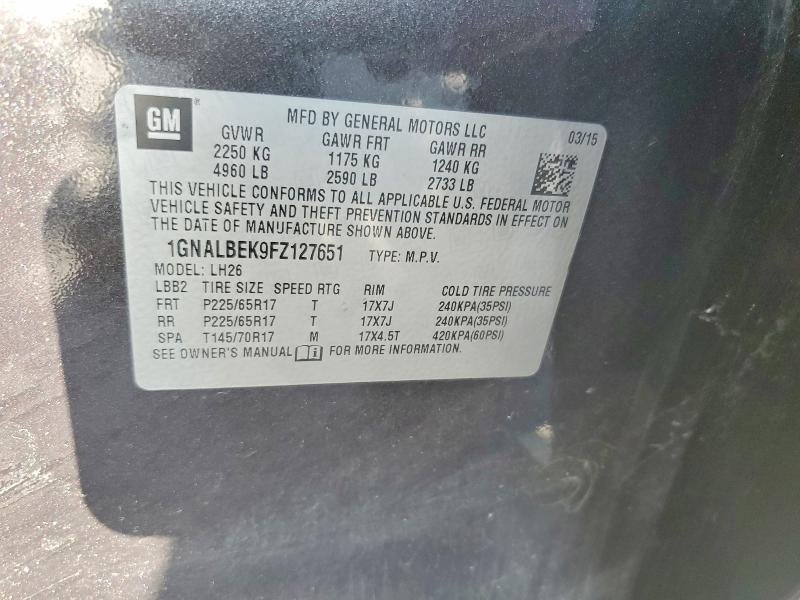 2015 Chevrolet Equinox lt