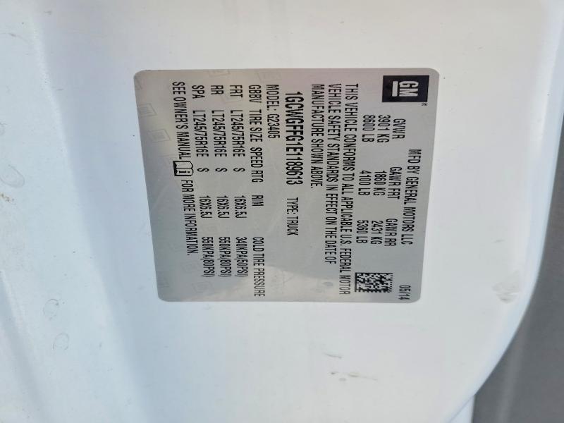 2014 Chevrolet Express G2500 Delivery van