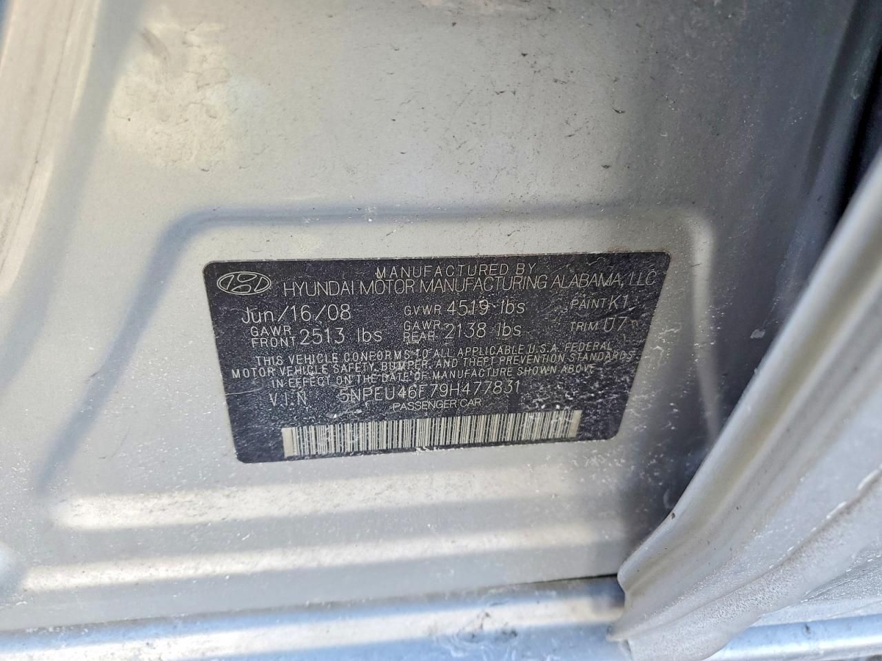 2009 Hyundai Sonata se