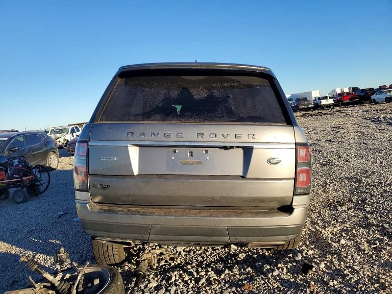 2018 Land Rover Range Rover Supercharged