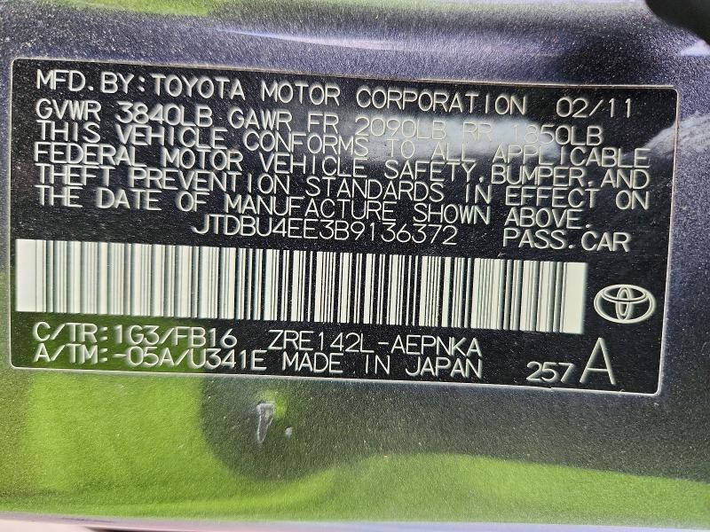 2011 Toyota Corolla Base