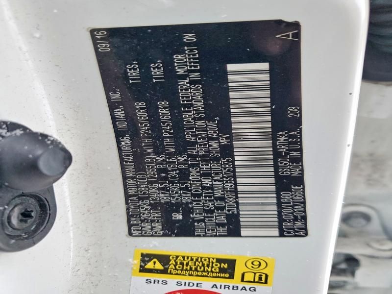 2016 Toyota Highlander xle