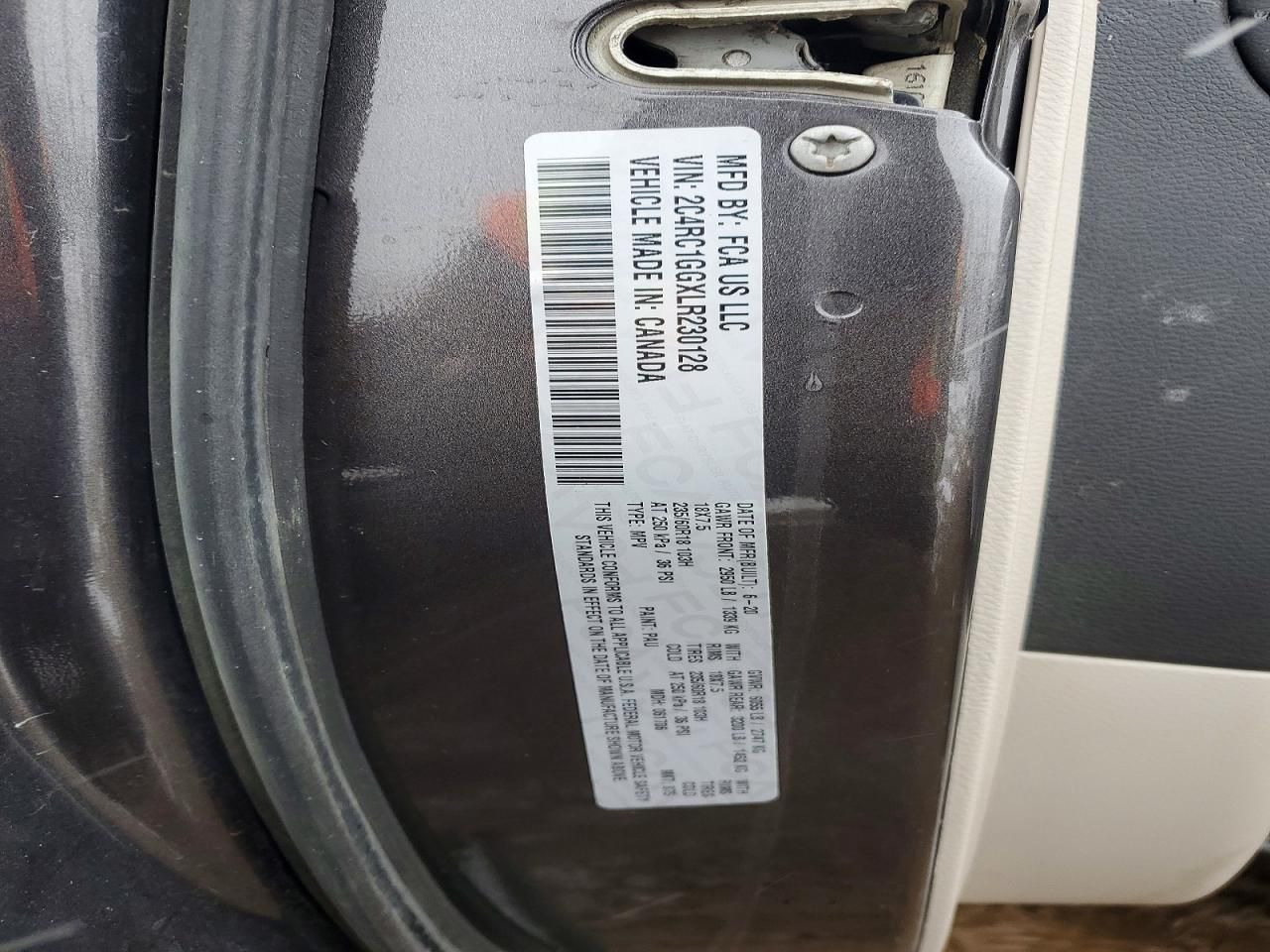 2020 Chrysler Pacifica Limited