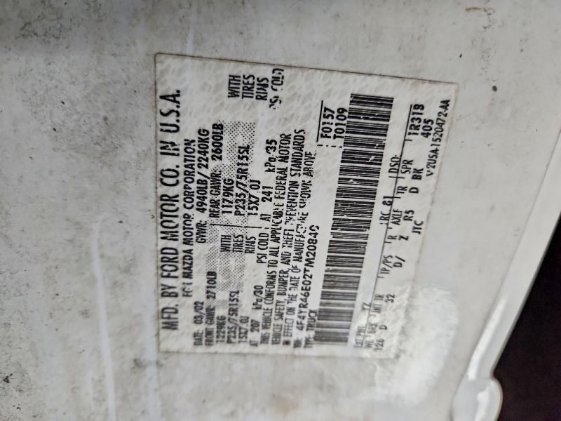 2002 Mazda B4000 cab Plus