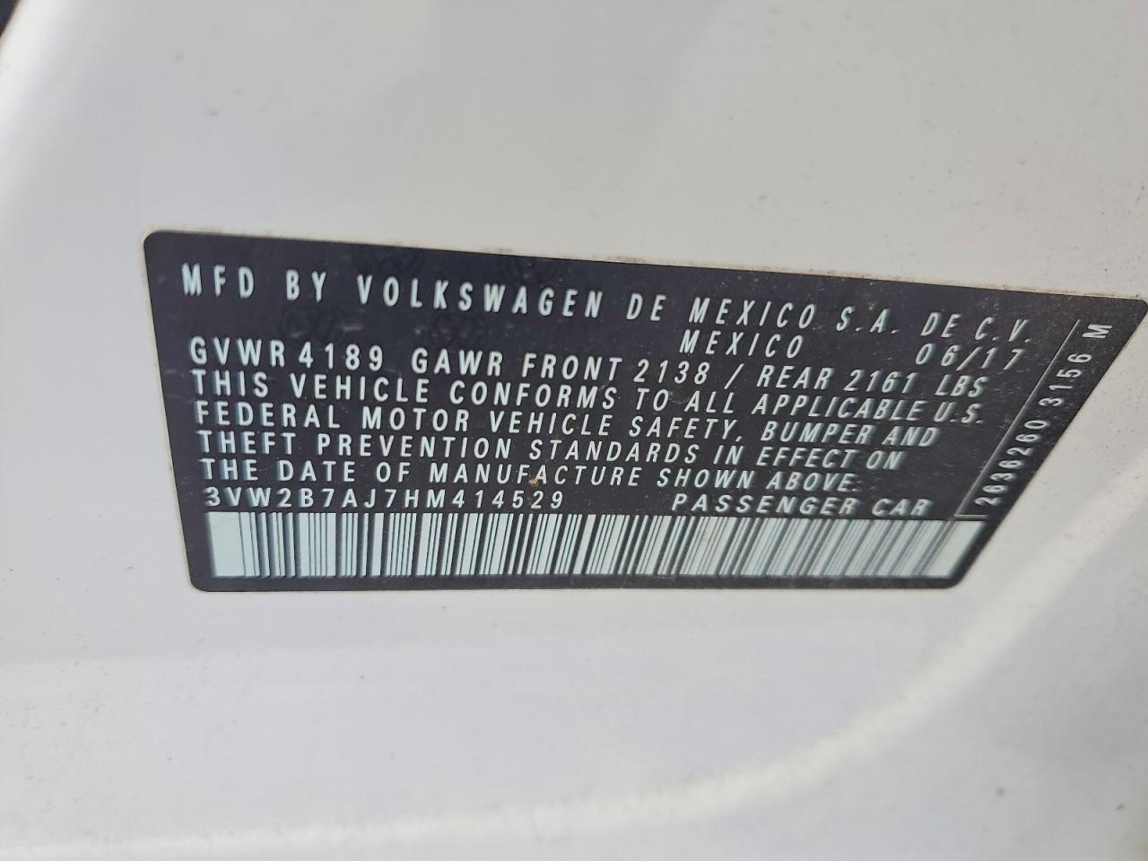2017 Volkswagen Jetta s
