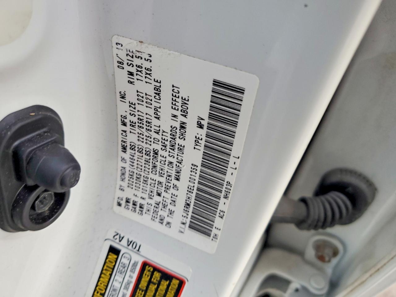 2014 Honda Cr-v exl