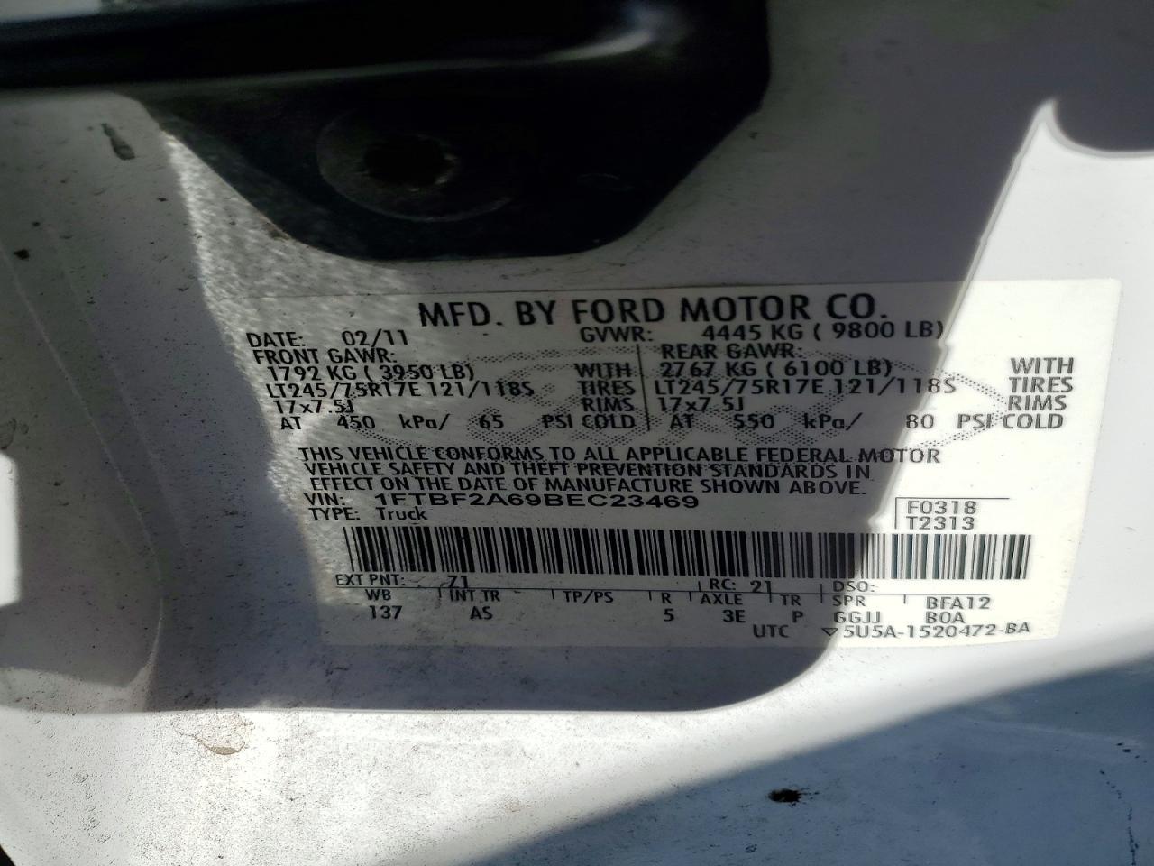 2011 Ford F250 Super Duty