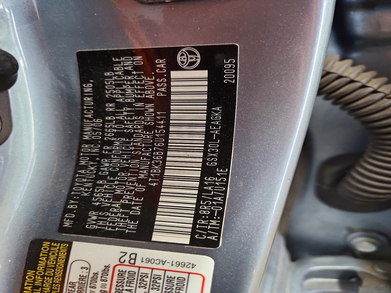 2006 Toyota Avalon xl