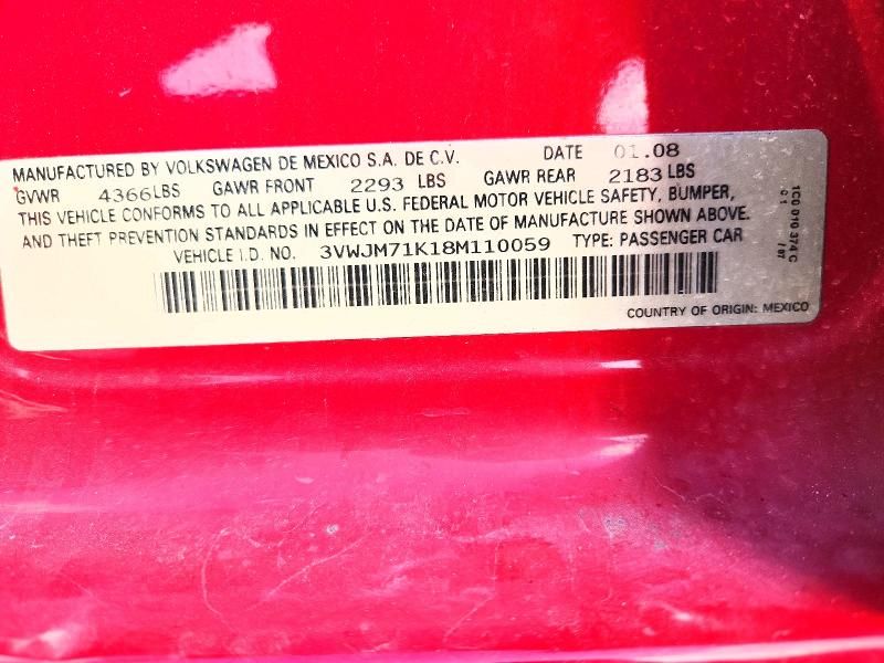 2008 Volkswagen Jetta s