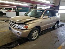 Salvage cars for sale from Copart Dyer, IN: 2005 Toyota Highlander Limited