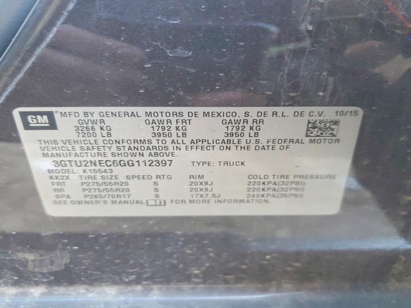 2016 GMC Sierra K1500 slt