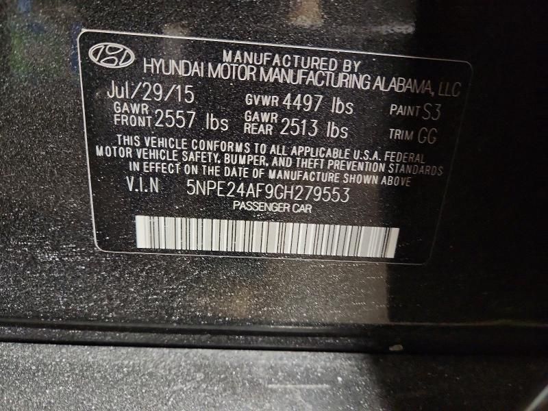 2016 Hyundai Sonata se