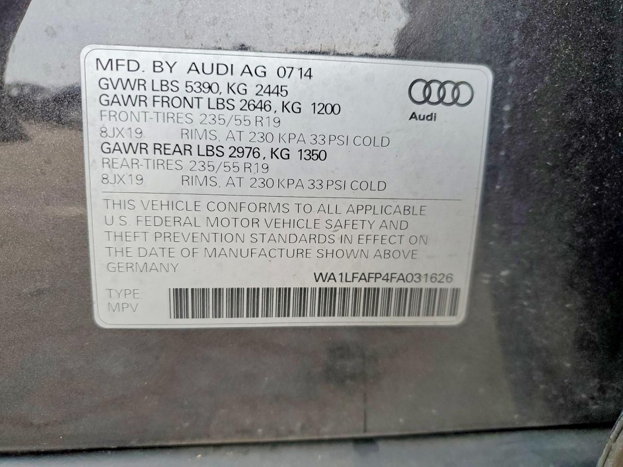 2015 Audi Q5 Premium Plus