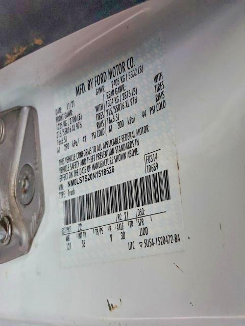 2022 Ford Transit Connect Utility / Service van