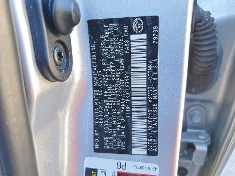 2015 Toyota Camry le