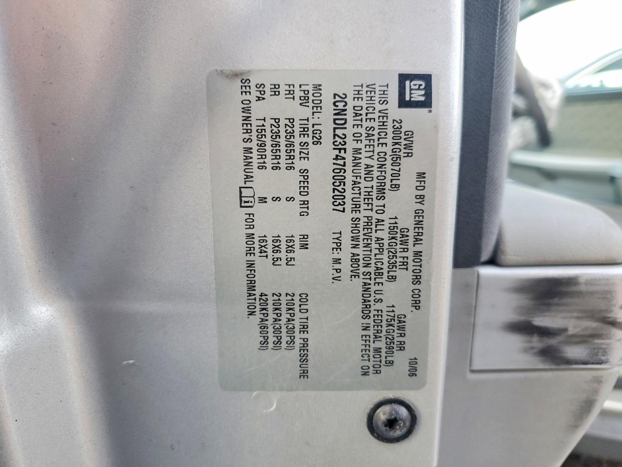 2007 Chevrolet Equinox ls