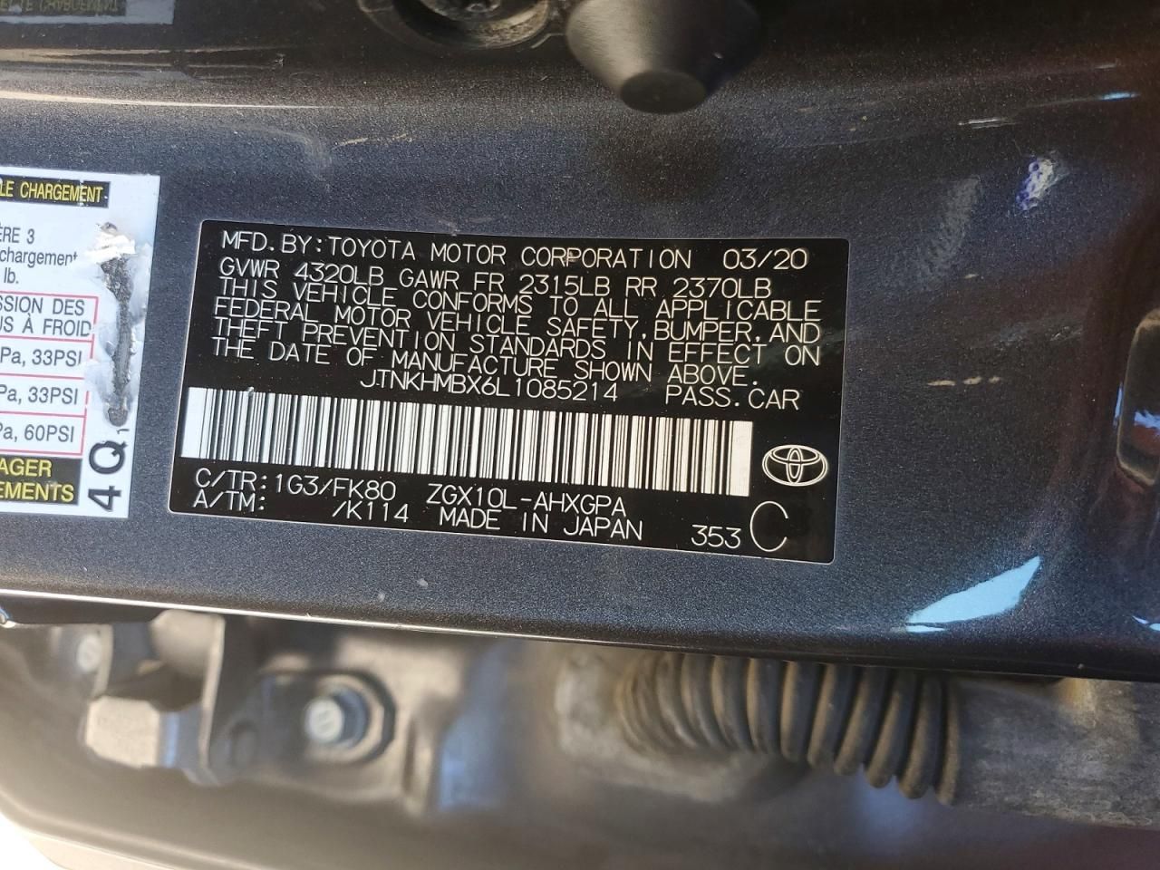 2020 Toyota C-hr xle