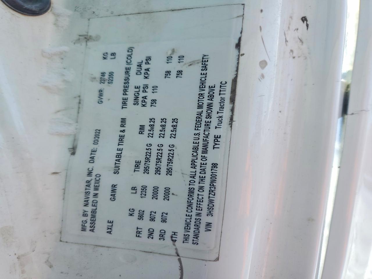 2023 International RH613 Semi Truck