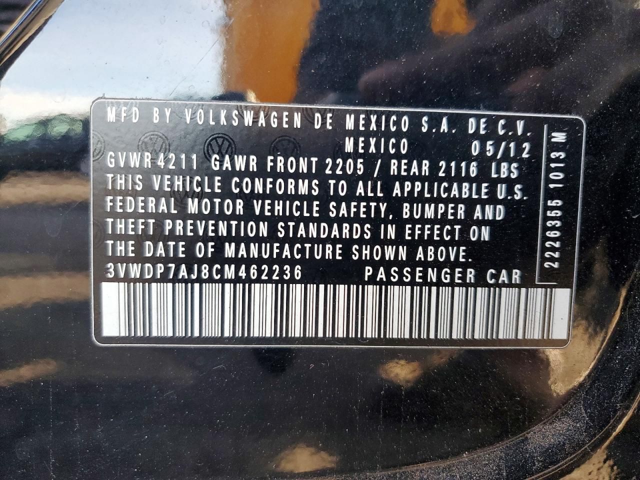 2012 Volkswagen Jetta se