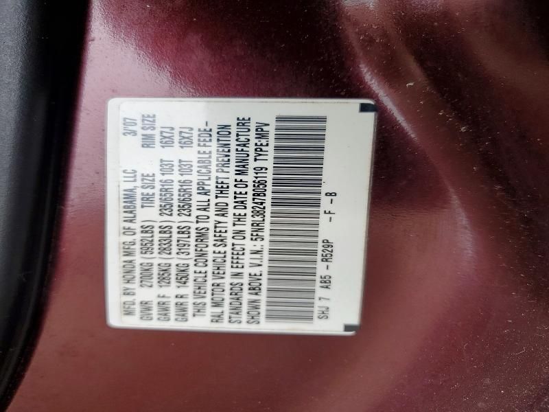 2007 Honda Odyssey lx