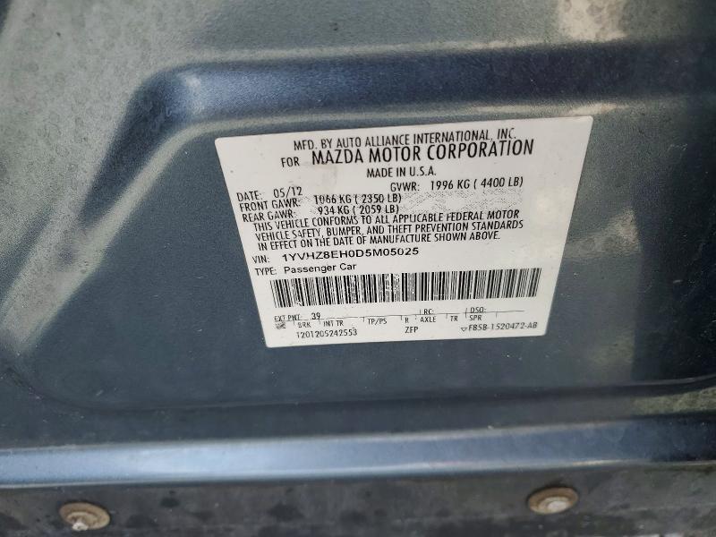 2013 Mazda 6 Touring Plus