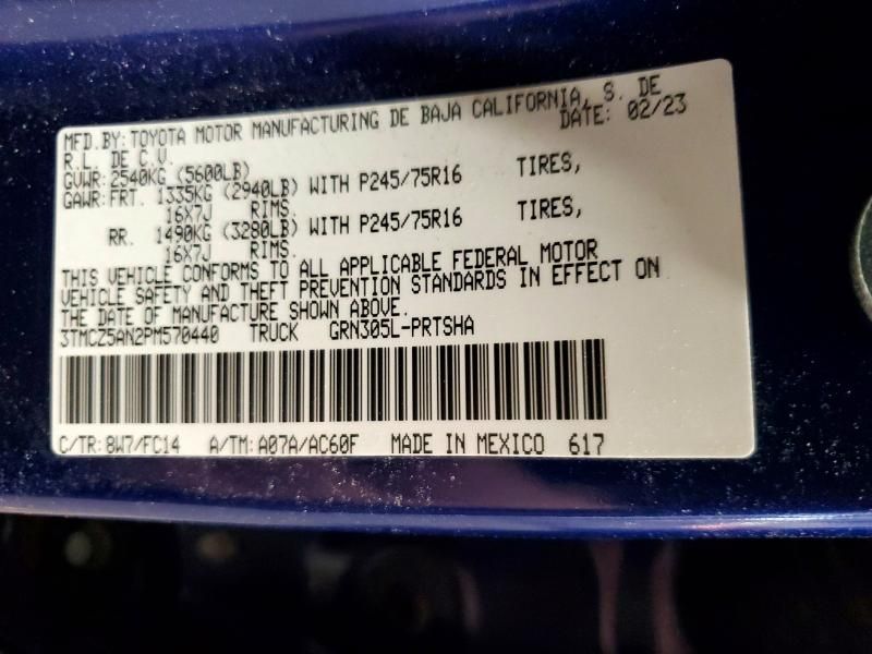 2023 Toyota Tacoma Double cab