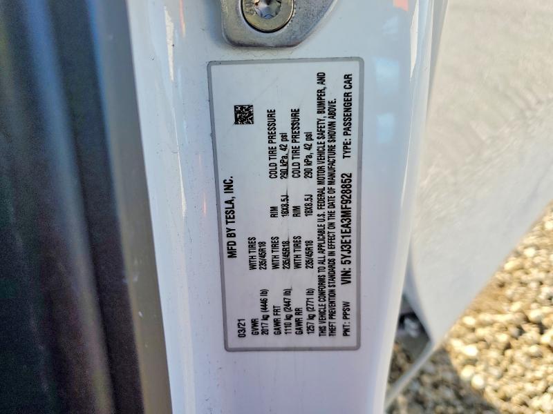 2021 Tesla Model 3