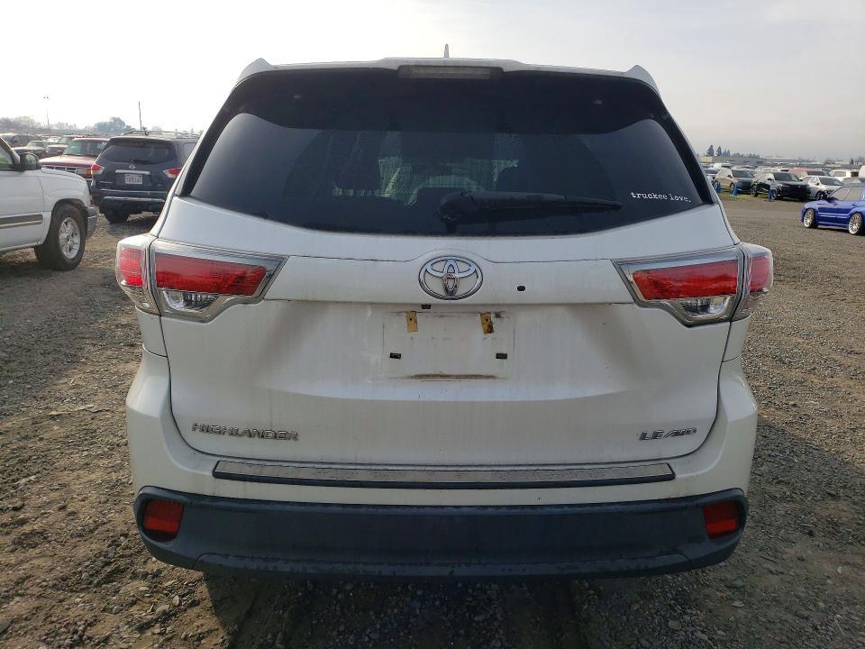 2016 Toyota Highlander le