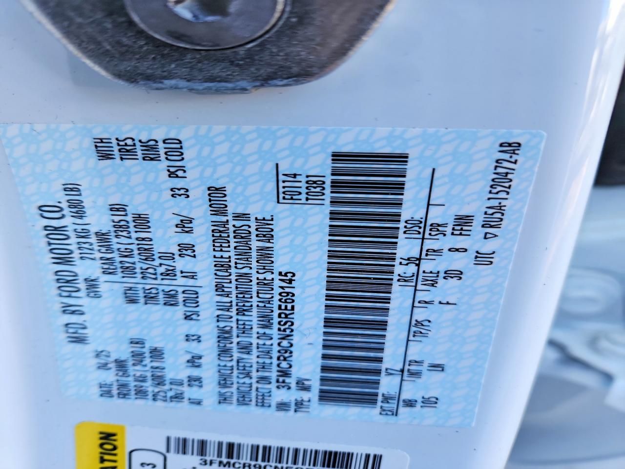 2025 Ford Bronco Sport Outer Banks