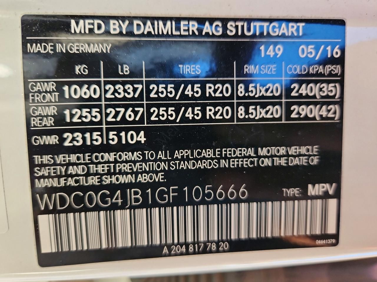 2016 Mercedes-Benz Glc 300