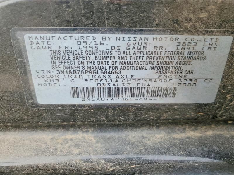 2016 Nissan Sentra s