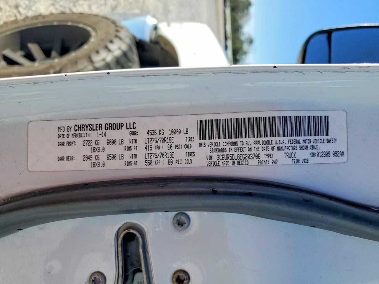 2014 Dodge Ram 2500 slt