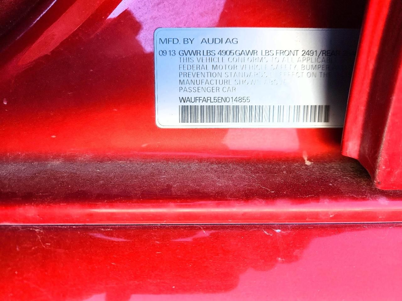 2014 Audi A4 Premium Plus