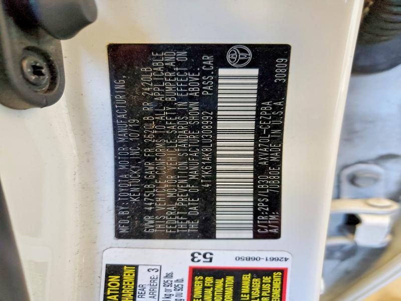 2020 Toyota Camry xse