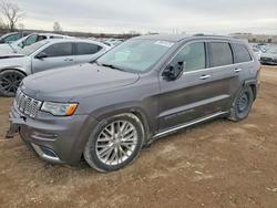Vehiculos salvage en venta de Copart Des Moines, IA: 2018 Jeep Grand Cherokee Summit