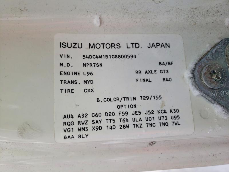 2016 Isuzu NPR HD Refuse Truck