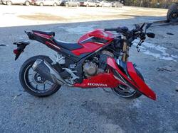 Salvage motorcycles for sale at Sandston, VA auction: 2023 Honda CBR500 RA